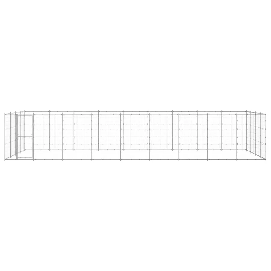 Chenil extérieur Acier galvanisé 43,56 m² - 2