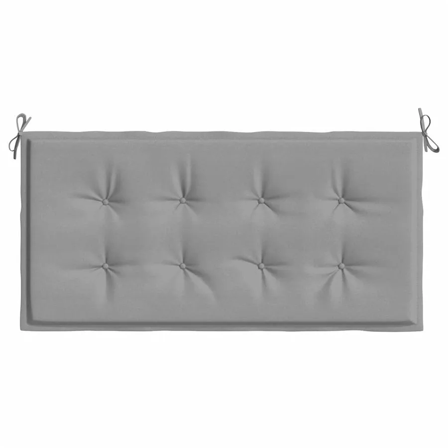 Coussin de banc de jardin gris 100x50x3 cm tissu oxford - 4