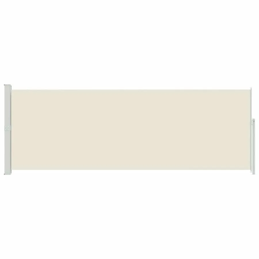 Auvent latéral rétractable 160 x 500 cm Crème - 4