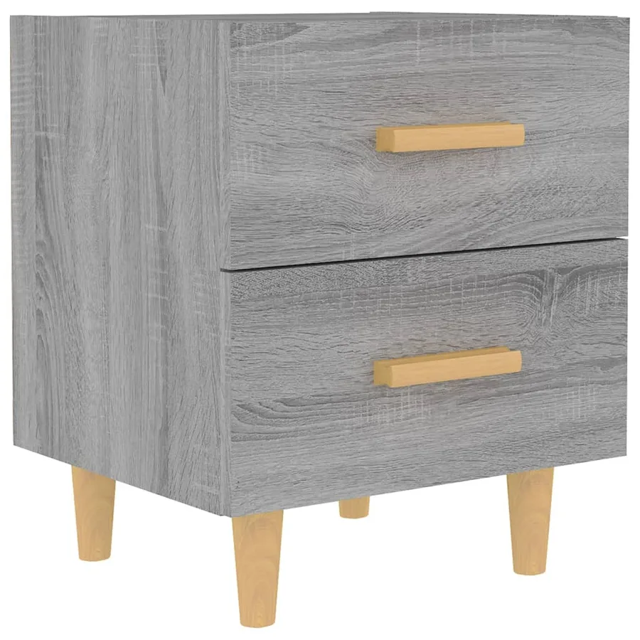 Table de chevet Sonoma gris 40x35x47,5 cm - 2