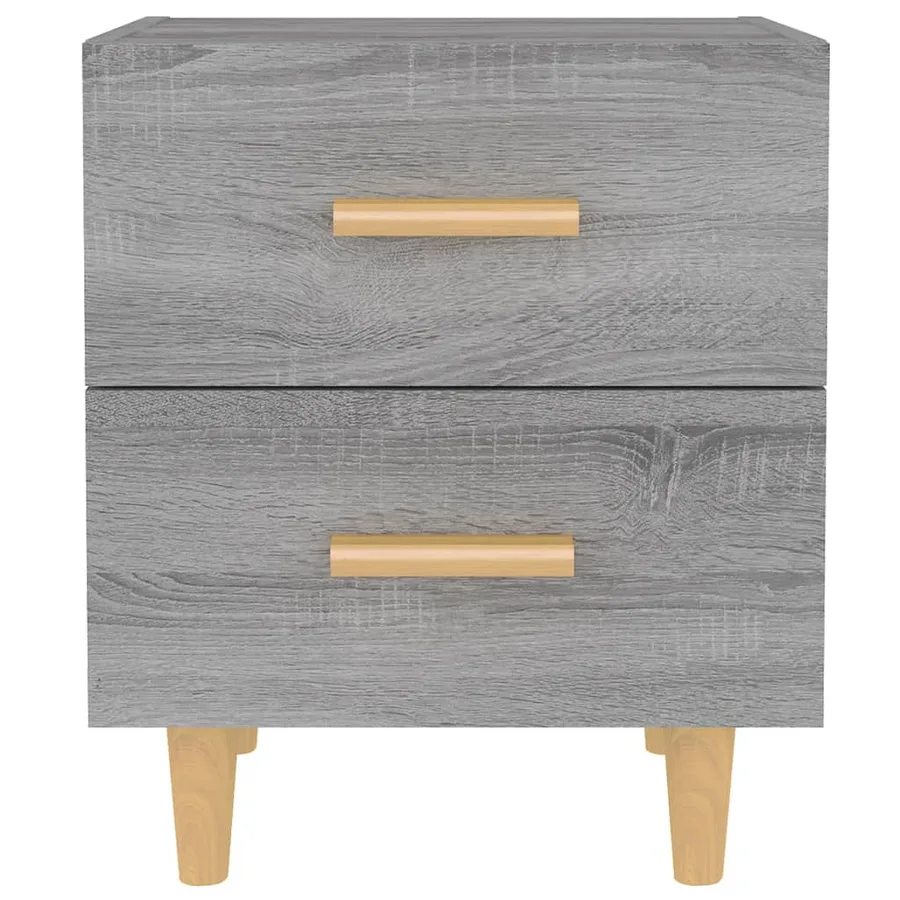 Table de chevet Sonoma gris 40x35x47,5 cm - 3