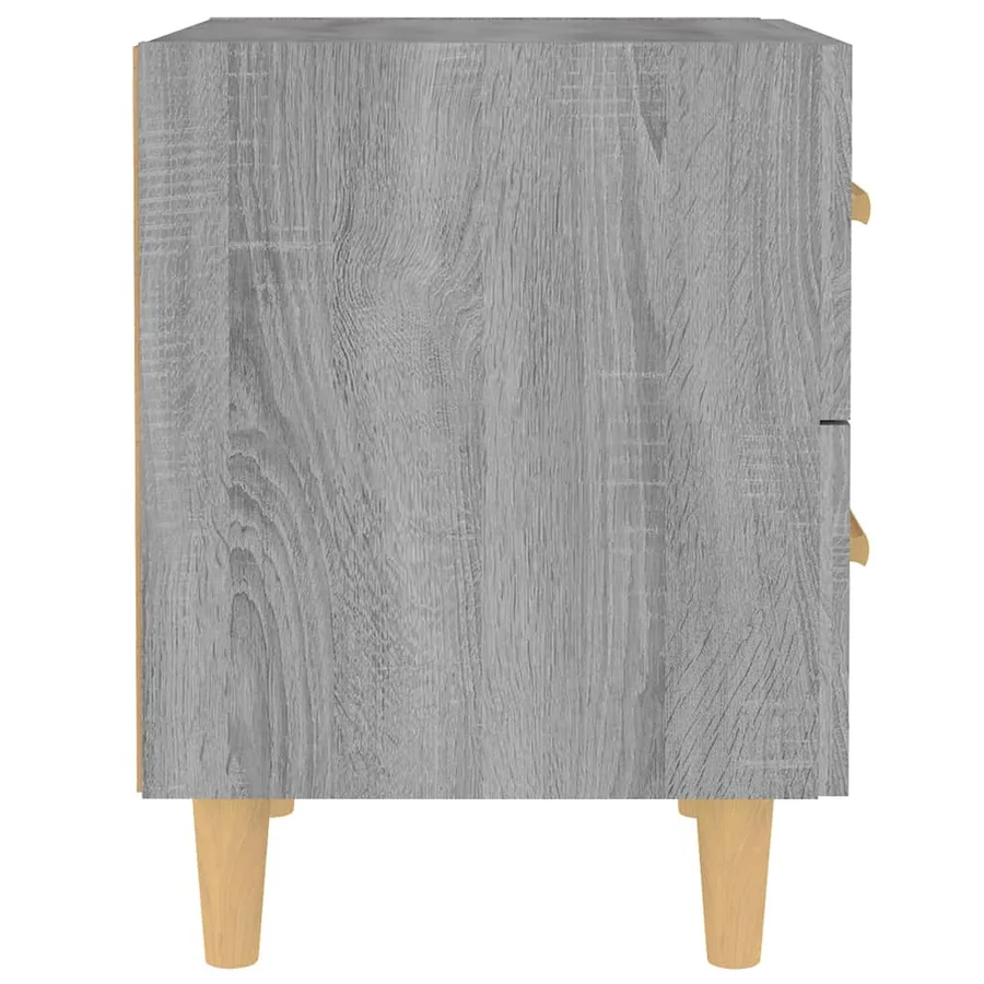 Table de chevet Sonoma gris 40x35x47,5 cm - 4
