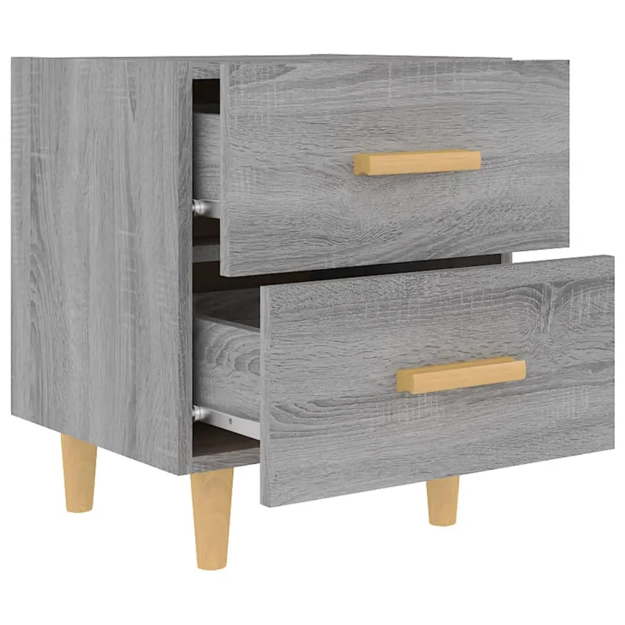 Table de chevet Sonoma gris 40x35x47,5 cm - 5