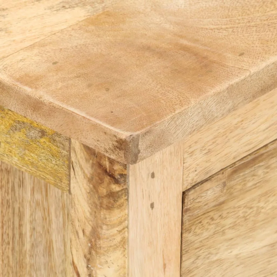 Table de chevet 45x35x60 cm Bois de manguier massif - 6