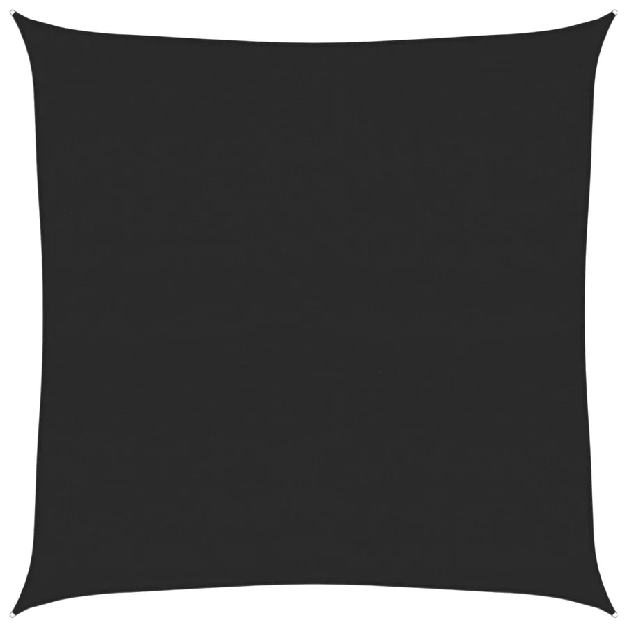 Voile d'ombrage 160 g/m² Noir 5x5 m PEHD - 2