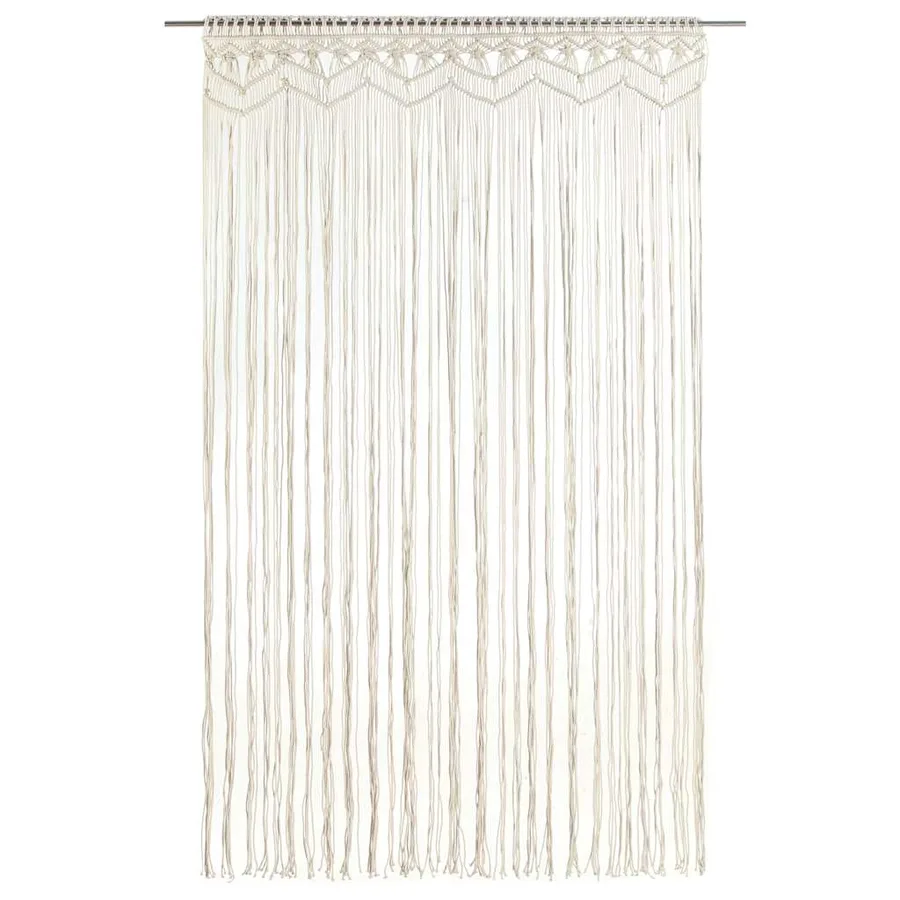 Rideau en macramé 140x240 cm Coton - 2