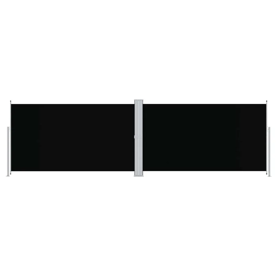Auvent latéral rétractable Noir 180x600 cm - 2