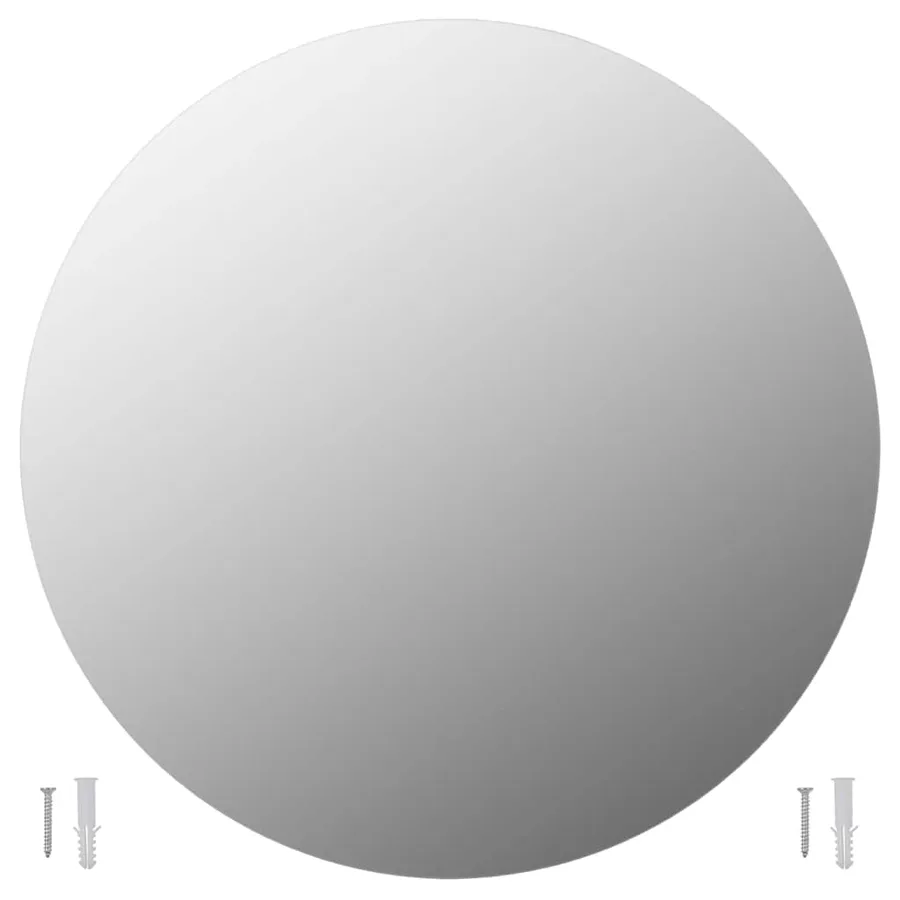 Miroir mural 60 cm Rond Verre - 2