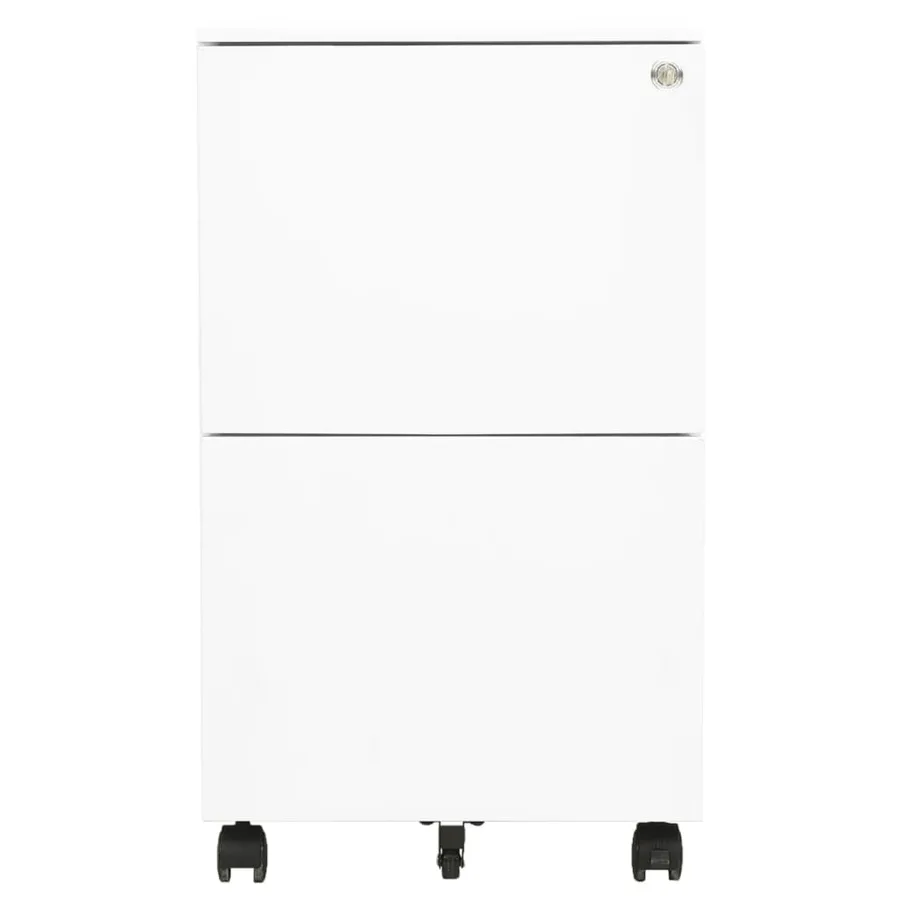 Classeur mobile Blanc 39x45x67 cm Acier - 2