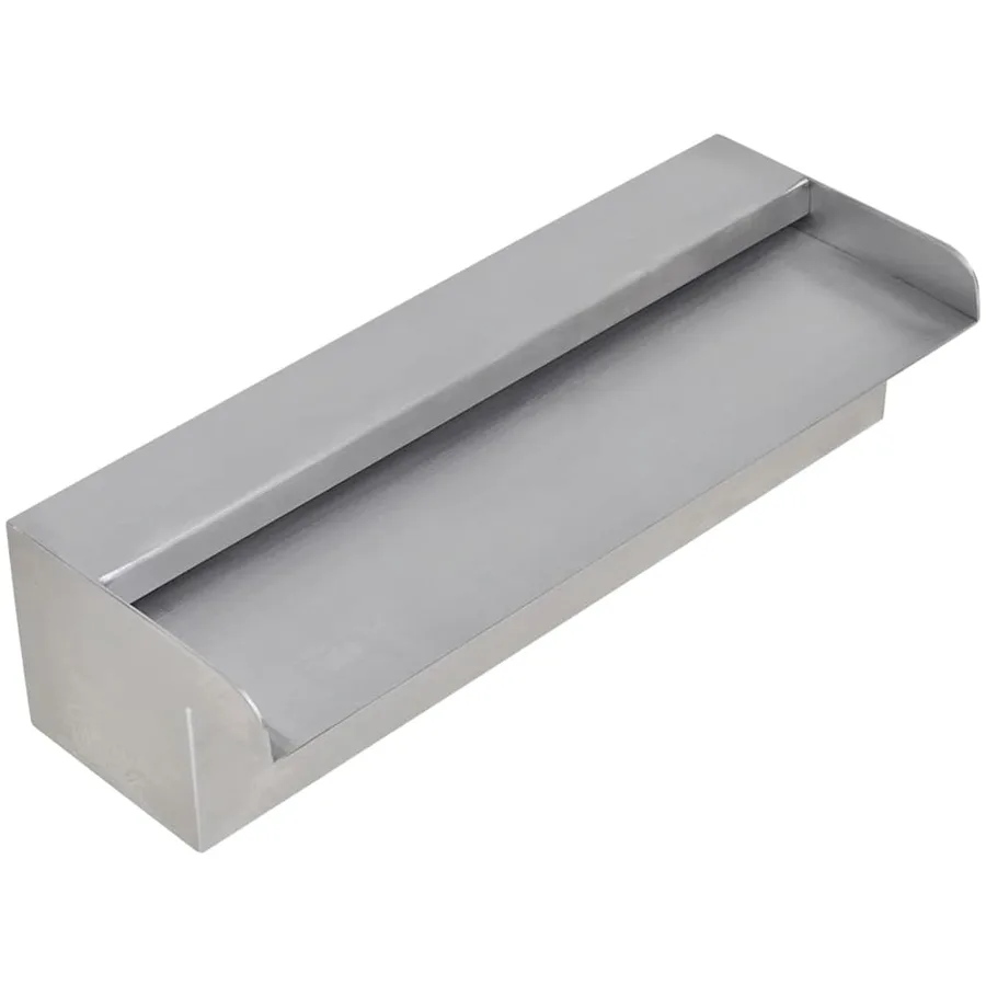 Lame d'eau rectangulaire 30 cm Acier inoxydable pour piscine - 2