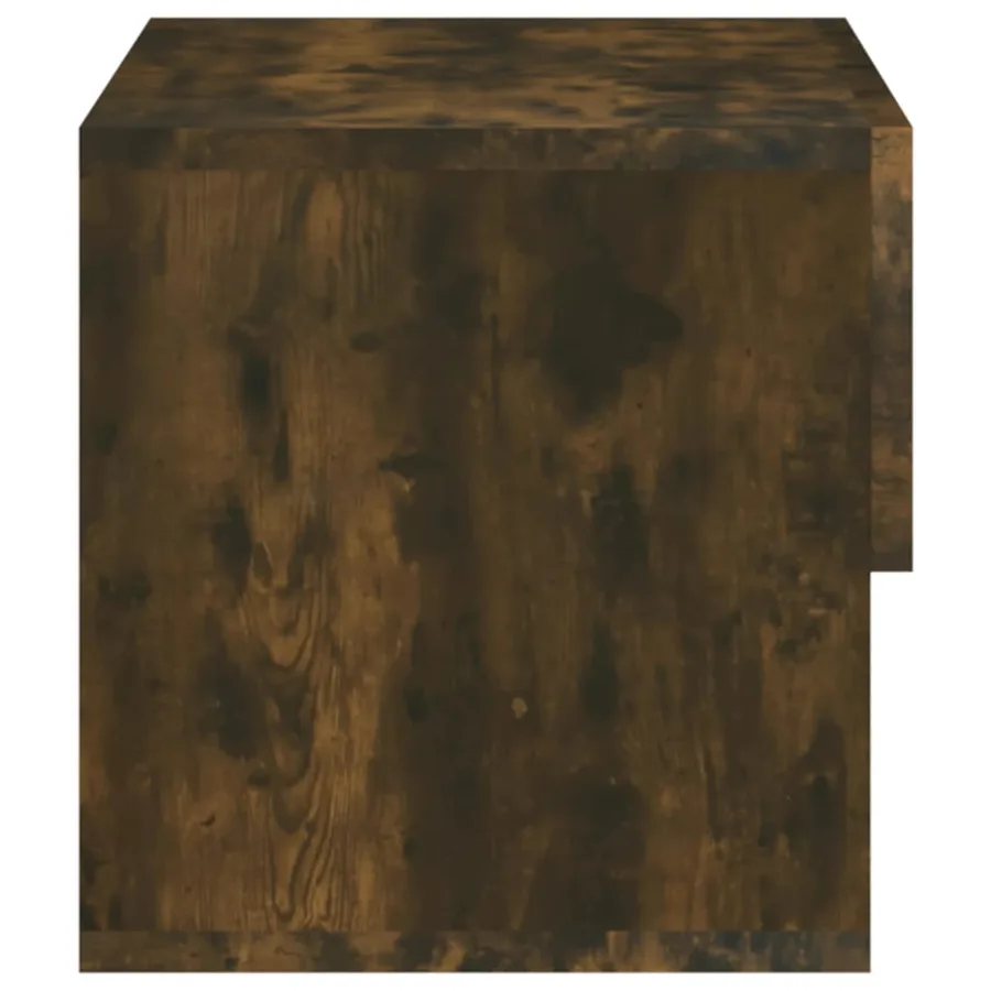 Tables de chevet murales 2 pcs Chêne fumé - 6