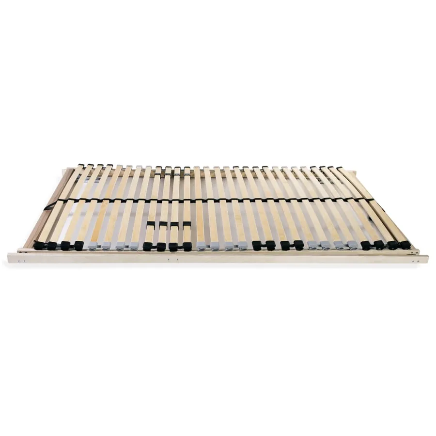 Sommiers à lattes sans matelas 2 pcs avec 28 lattes 90x200 cm - 3