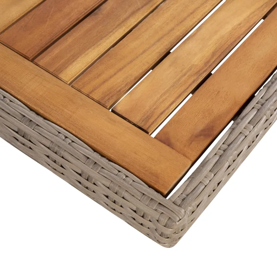 Salon de jardin avec coussins 9 pcs Résine tressée - 6