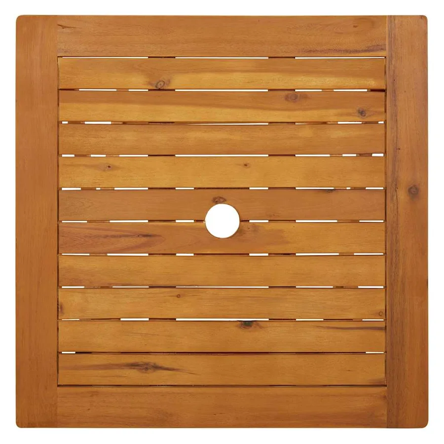 Table pliable de jardin 60x60x75 cm Bois d'acacia solide - 7