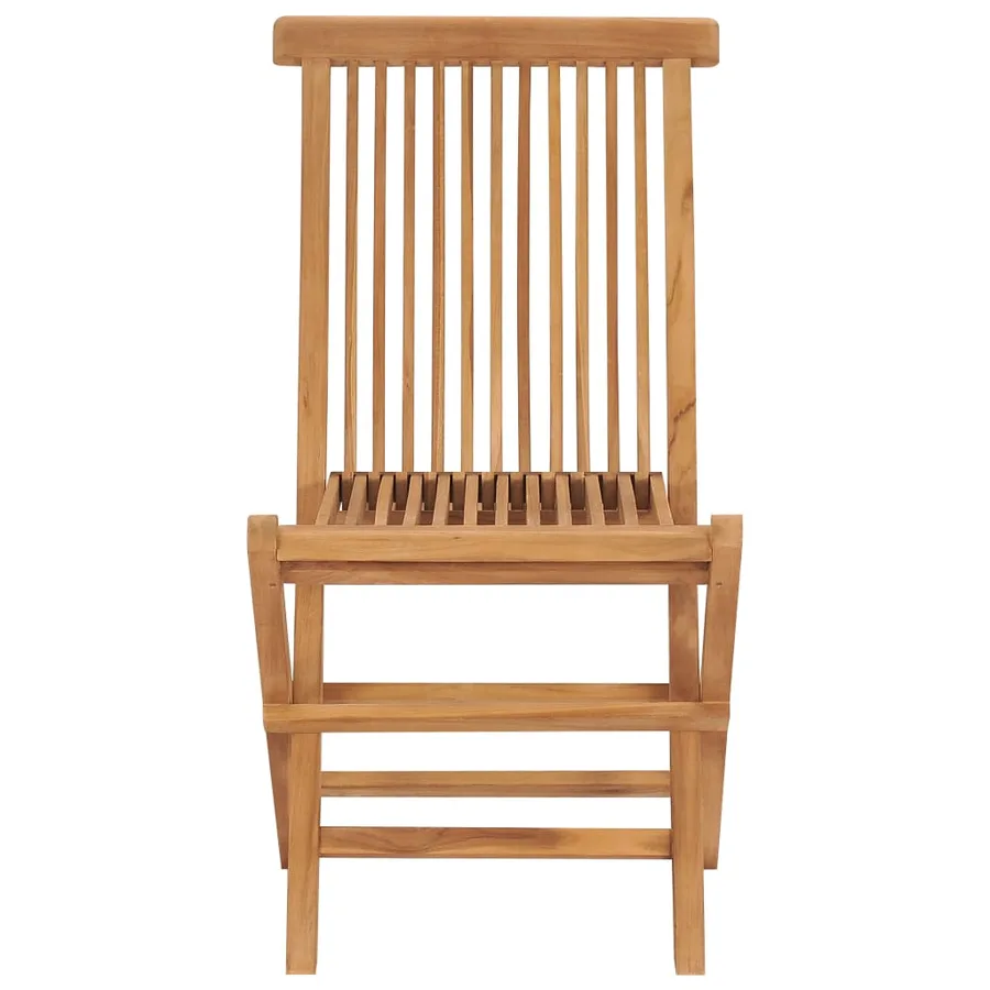 Chaises de jardin et coussins anthracite lot de 2 Bois de teck - 3