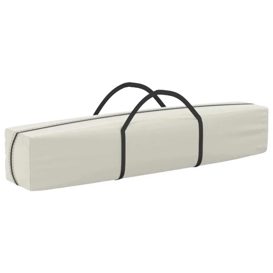 Tente de réception pliable avec parois Crème 3x3 m - 8