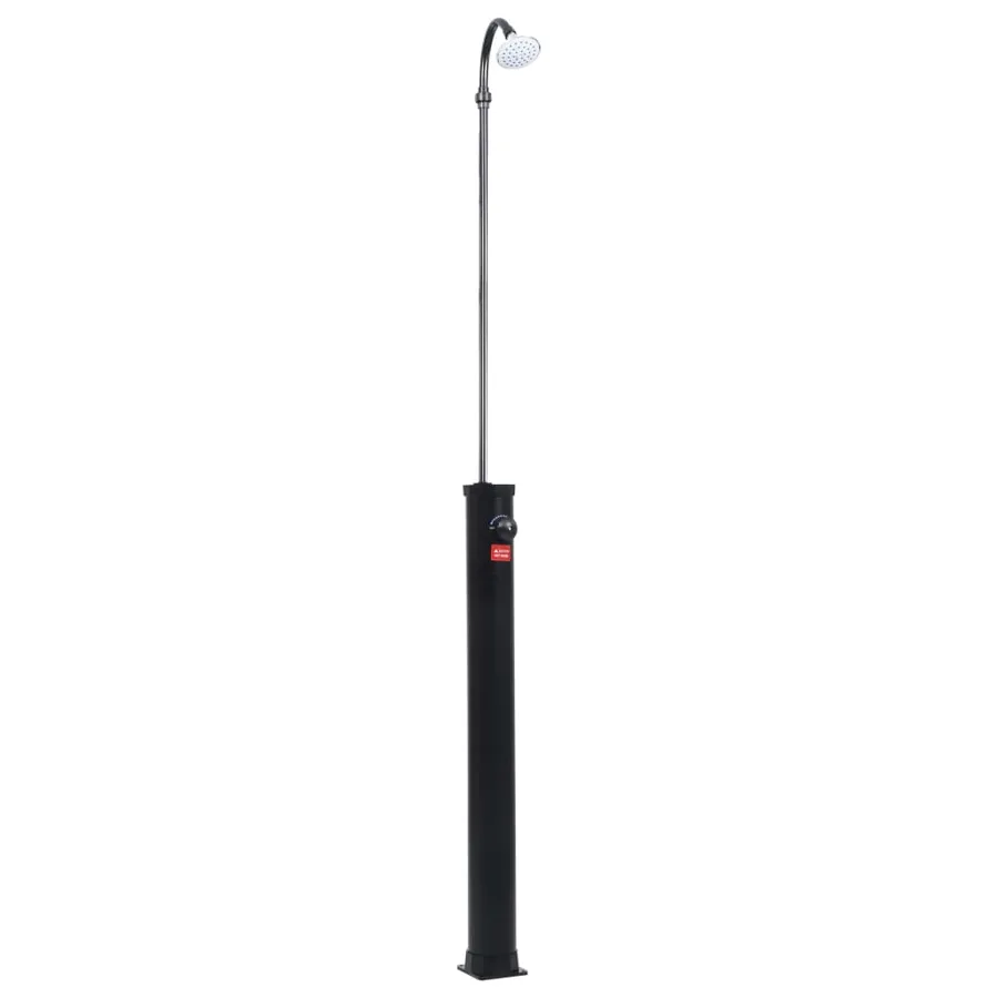 Douche solaire de jardin Noir 215 cm 8 L - 2
