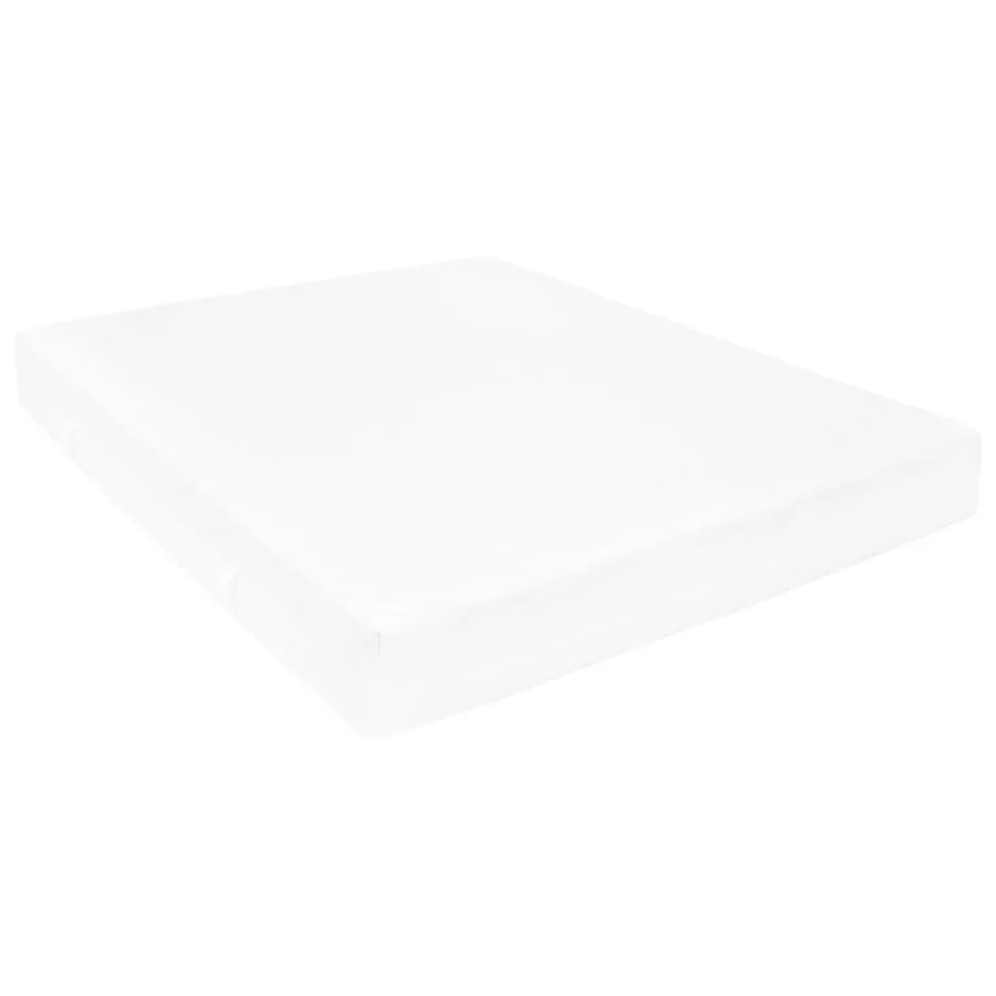 Lit de repos avec matelas 90x200 cm Gris Bois de pin massif - 6