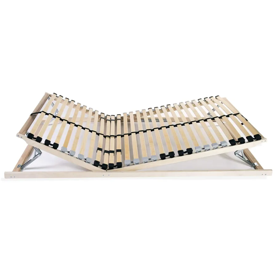 Sommier à lattes sans matelas avec 28 lattes 7 zones 90x200 cm - 4