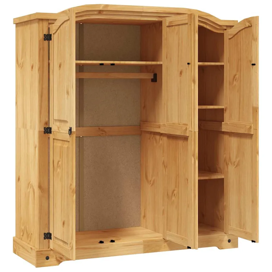 Garde-robe avec 3 portes Gamme Corona pin mexicain - 5