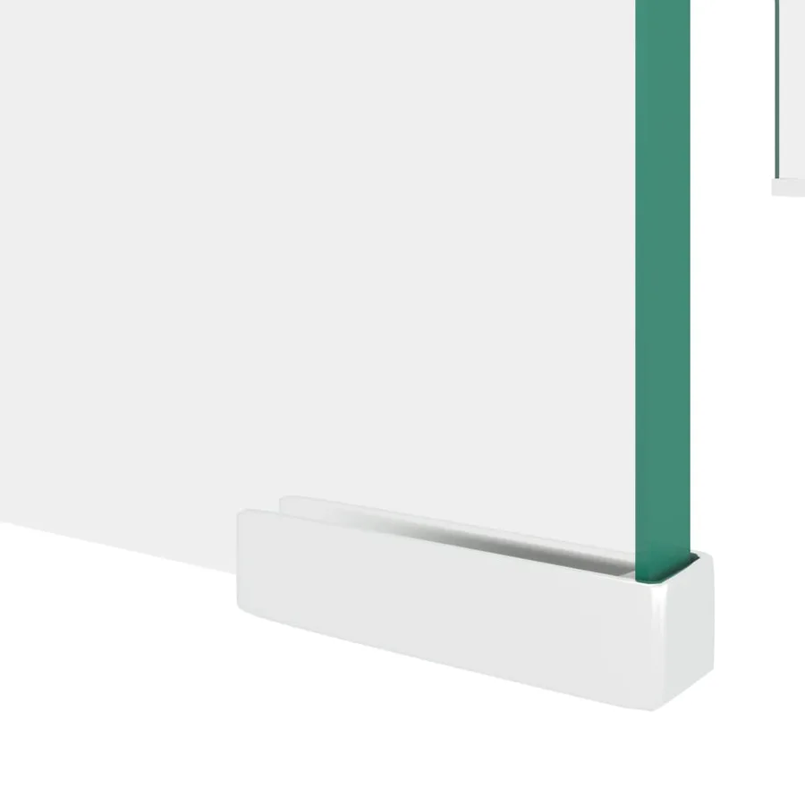 Meuble TV/pour moniteur 80x30x13 cm verre transparent - 5