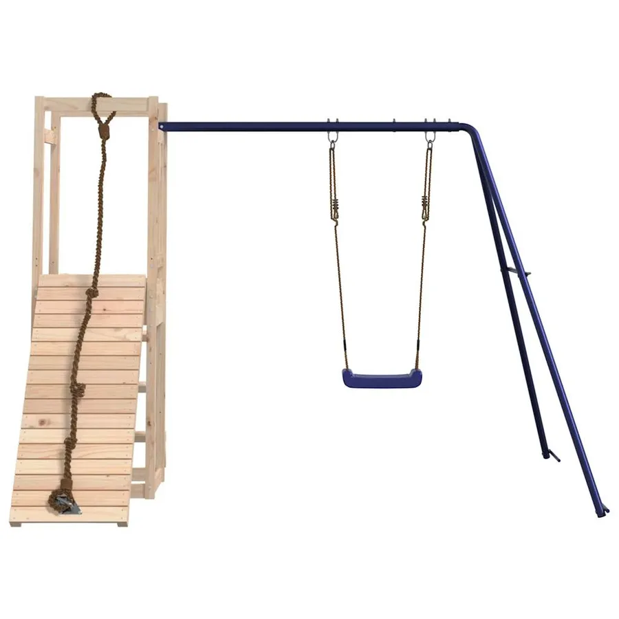 Aire de jeux d'extérieur bois de pin massif - 3