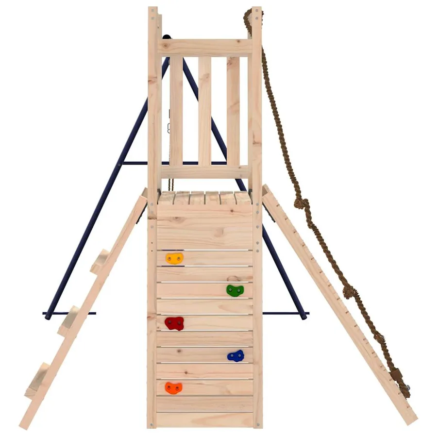 Aire de jeux d'extérieur bois de pin massif - 4