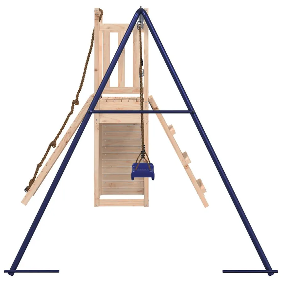 Aire de jeux d'extérieur bois de pin massif - 5