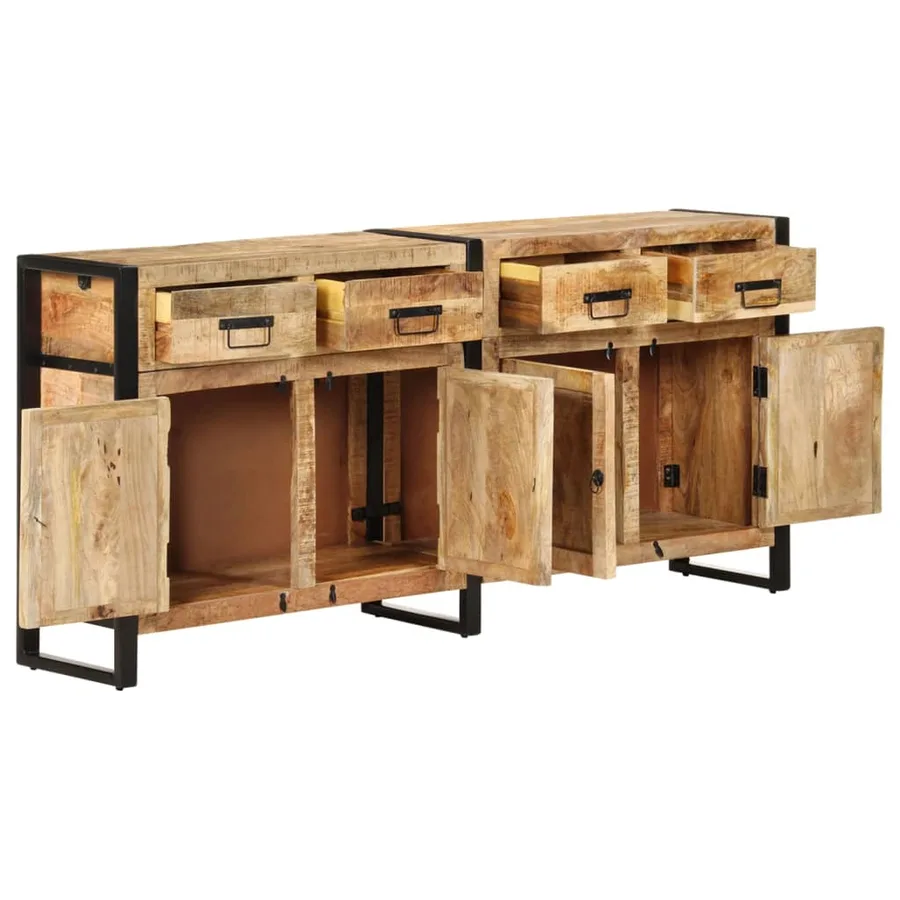 Buffet 172x35x80 cm Bois de manguier massif - 2
