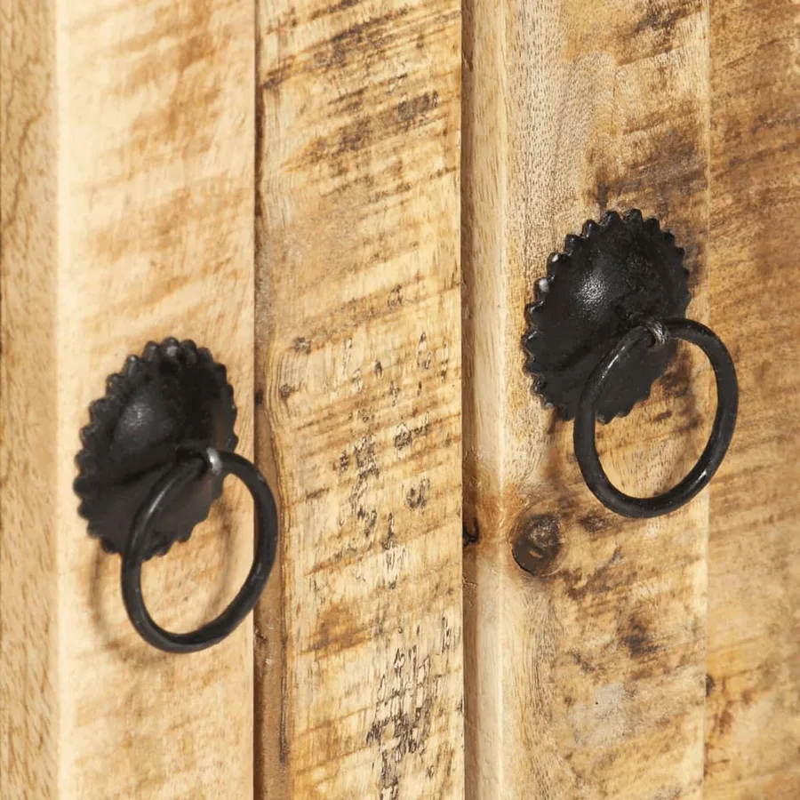 Buffet 172x35x80 cm Bois de manguier massif - 6