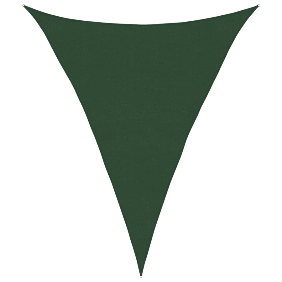 Voile d'ombrage 160 g/m² Vert foncé 4x5x5 m PEHD - 2