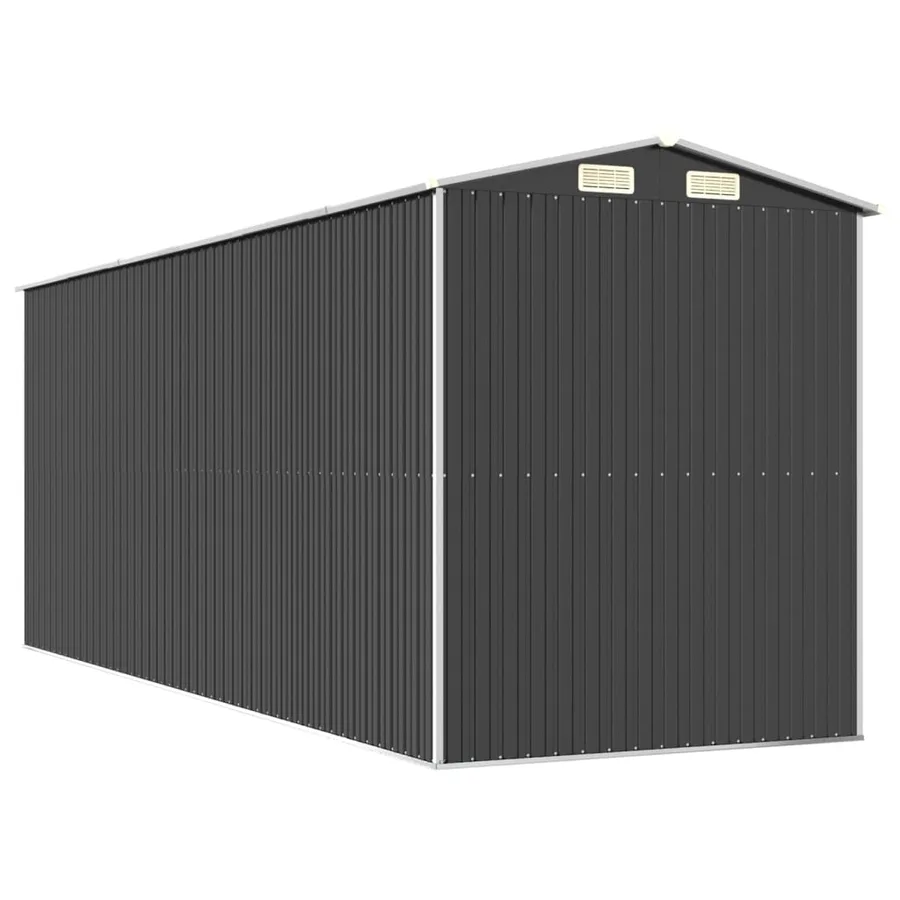 Abri de jardin Anthracite 192x523x223 cm Métal galvanisé - 6