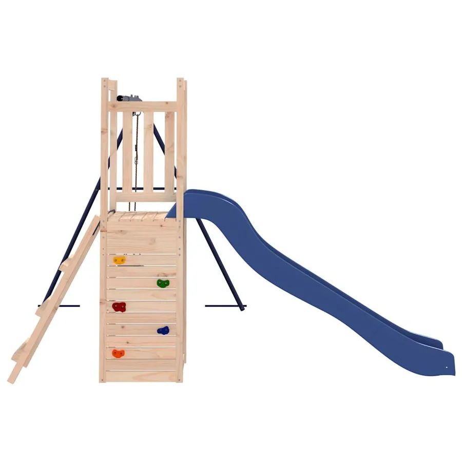 Aire de jeux d'extérieur bois de pin massif - 4