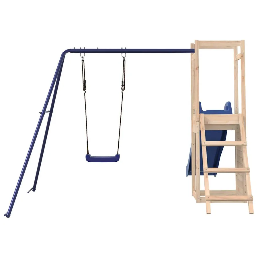 Aire de jeux d'extérieur bois de pin massif - 6