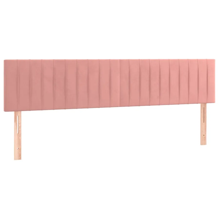 Sommier à lattes de lit avec matelas Rose 160x200 cm Velours - 6