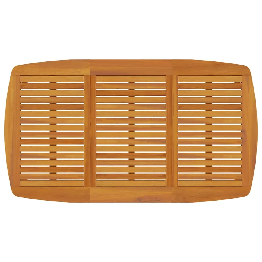 Table de jardin 160x90x75 cm Bois d'acacia solide - 3