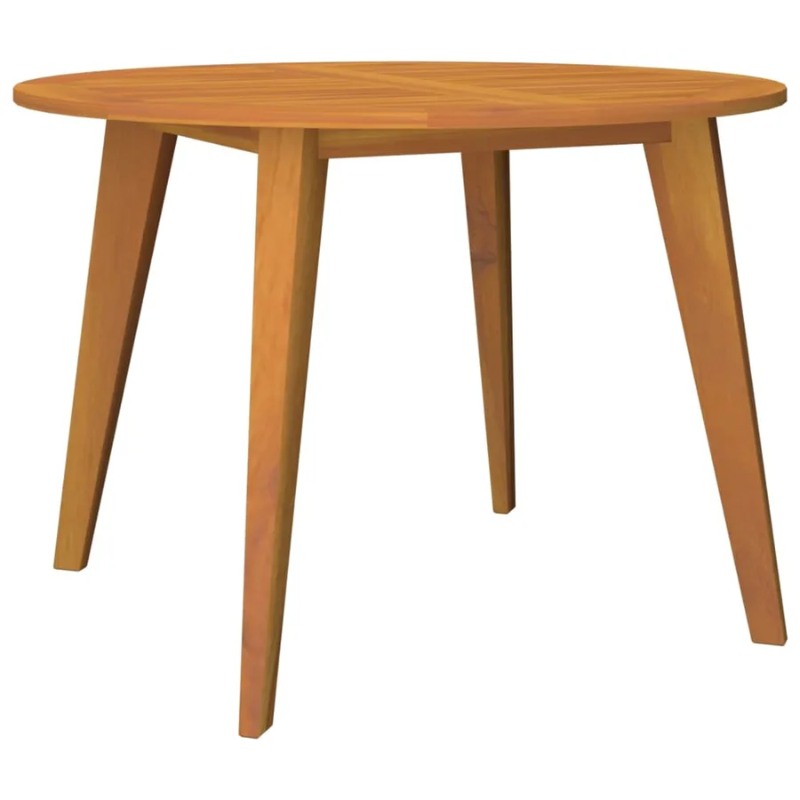 Table de jardin Ø110x75 cm Bois d'acacia solide - 2