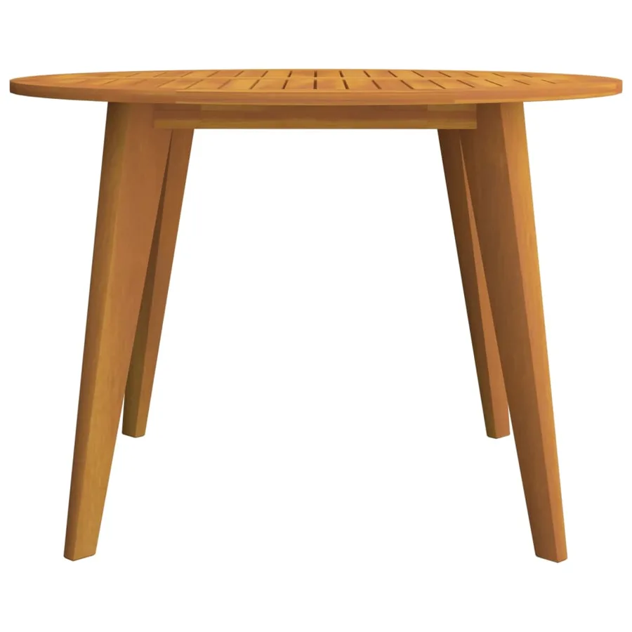 Table de jardin Ø110x75 cm Bois d'acacia solide - 4