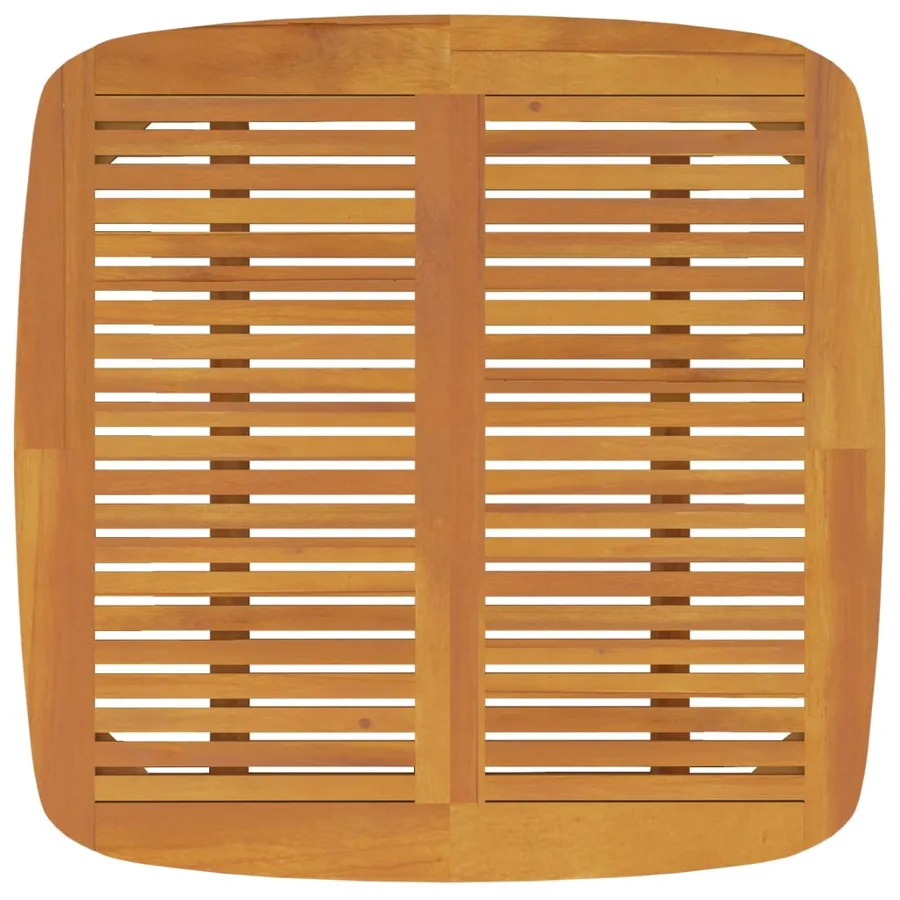 Ensemble à manger de jardin 3 pcs Bois d'acacia solide - 6