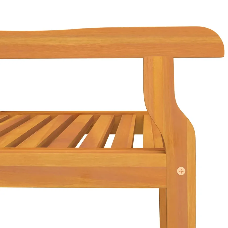 Ensemble à manger de jardin 5 pcs Bois d'acacia solide - 11