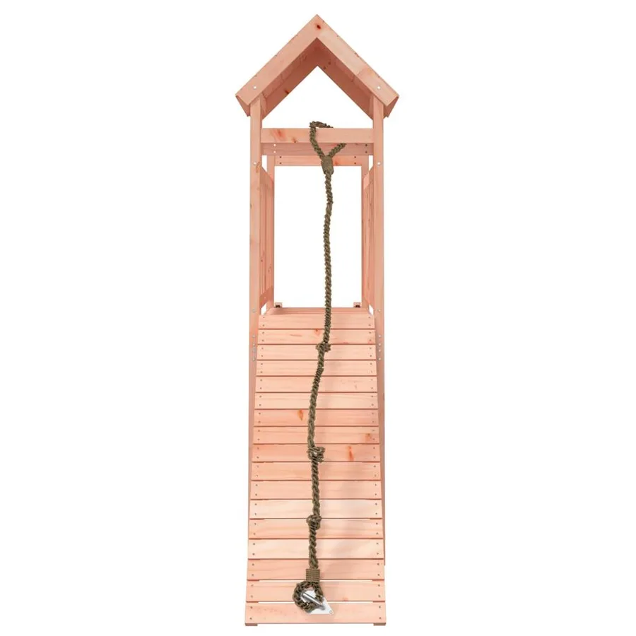 Maisonnette de jeu avec mur d'escalade bois massif Douglas - 4