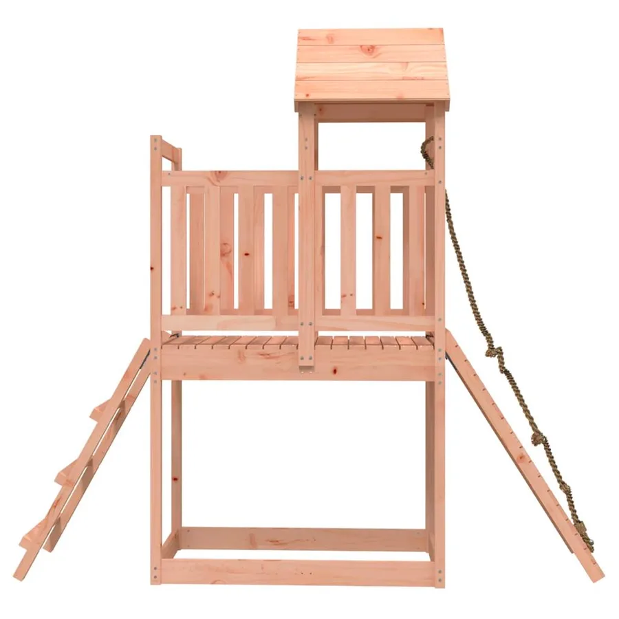 Maisonnette de jeu avec mur d'escalade bois massif Douglas - 5