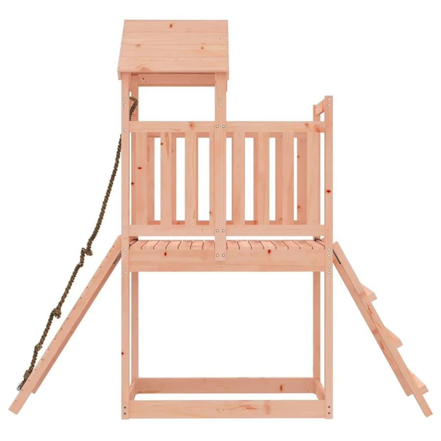 Maisonnette de jeu avec mur d'escalade bois massif Douglas - 6