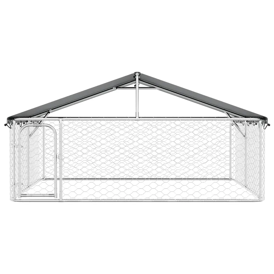 Chenil extérieur avec toit 300x300x150 cm - 6