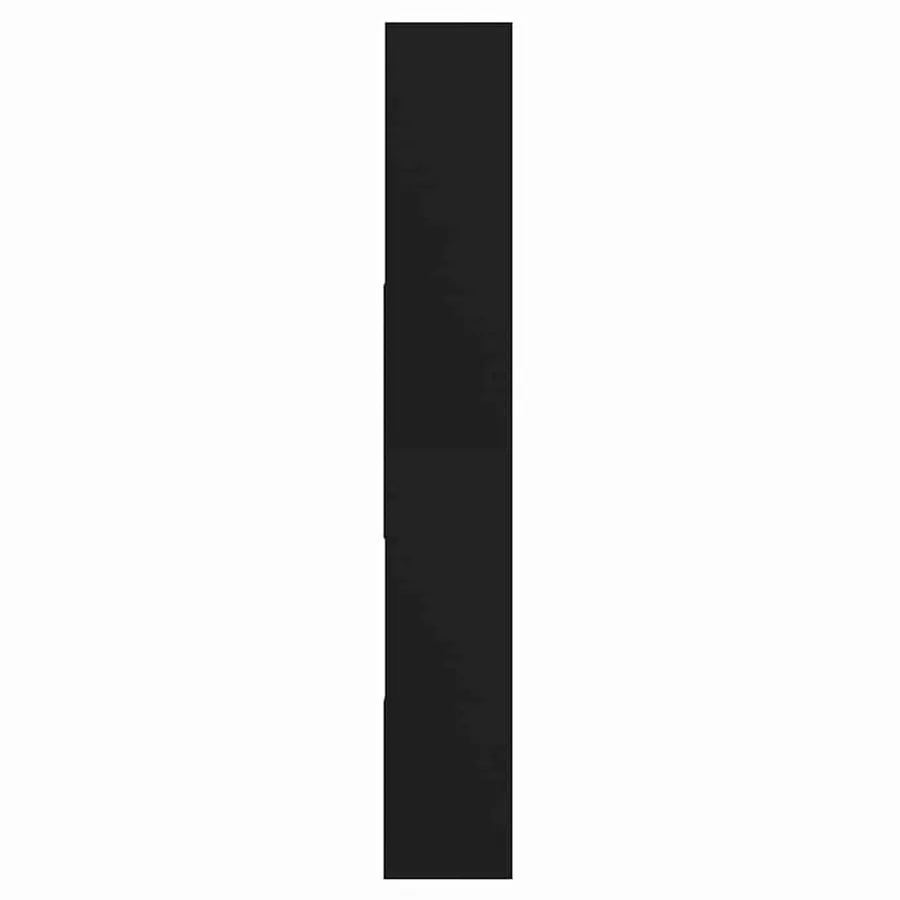 Bibliothèque Noir 67x24x161 cm Bois d'ingénierie - 9