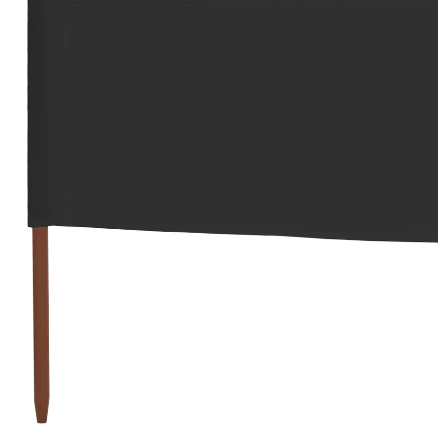 Paravent 3 panneaux Tissu 400 x 120 Anthracite - 5
