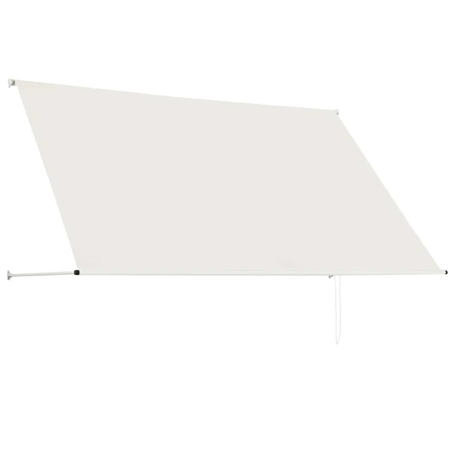 Auvent rétractable 250x150 cm Crème - 4