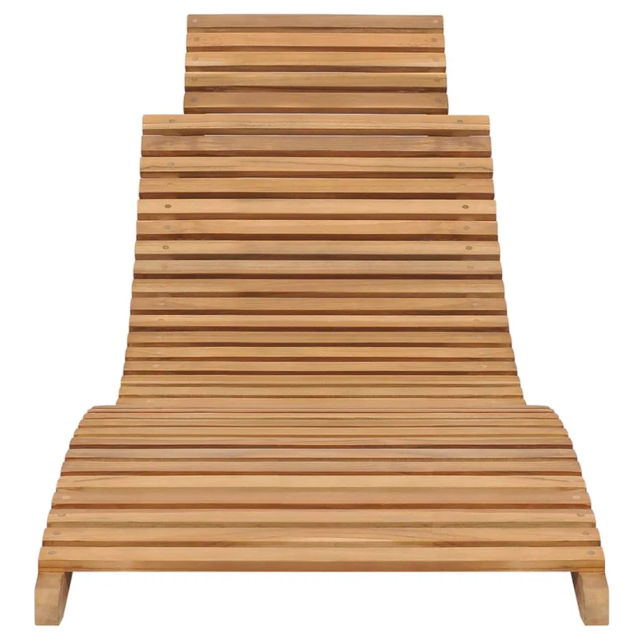 Salon de jardin pliable 3 pcs Bois de teck solide - 4