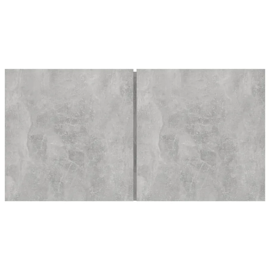 Ensemble de meubles TV 5 pcs Gris béton Bois d'ingénierie - 6
