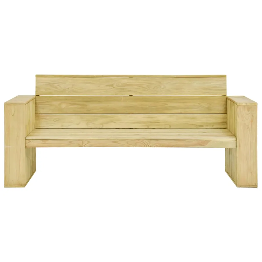 Banc de jardin avec coussins anthracite 179 cm Pin imprégné - 2